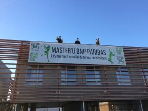 The Flanders tennis league is adorned with the colors of the Master’U BNP Paribas